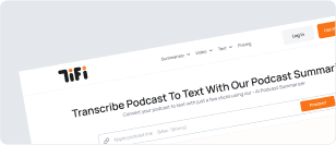 Convert Podcast to Text